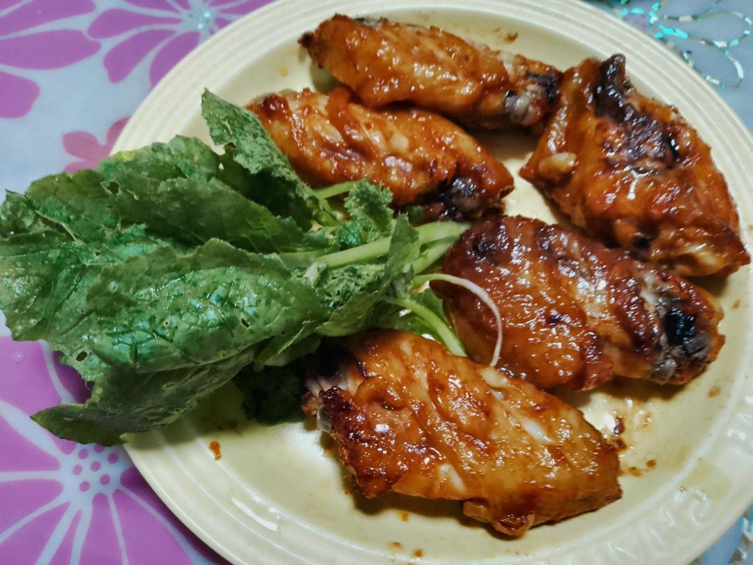 无油！空气炸锅烤鸡翅