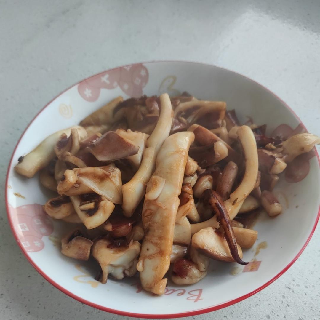 不辣的孜然鱿鱼（孩子超爱）