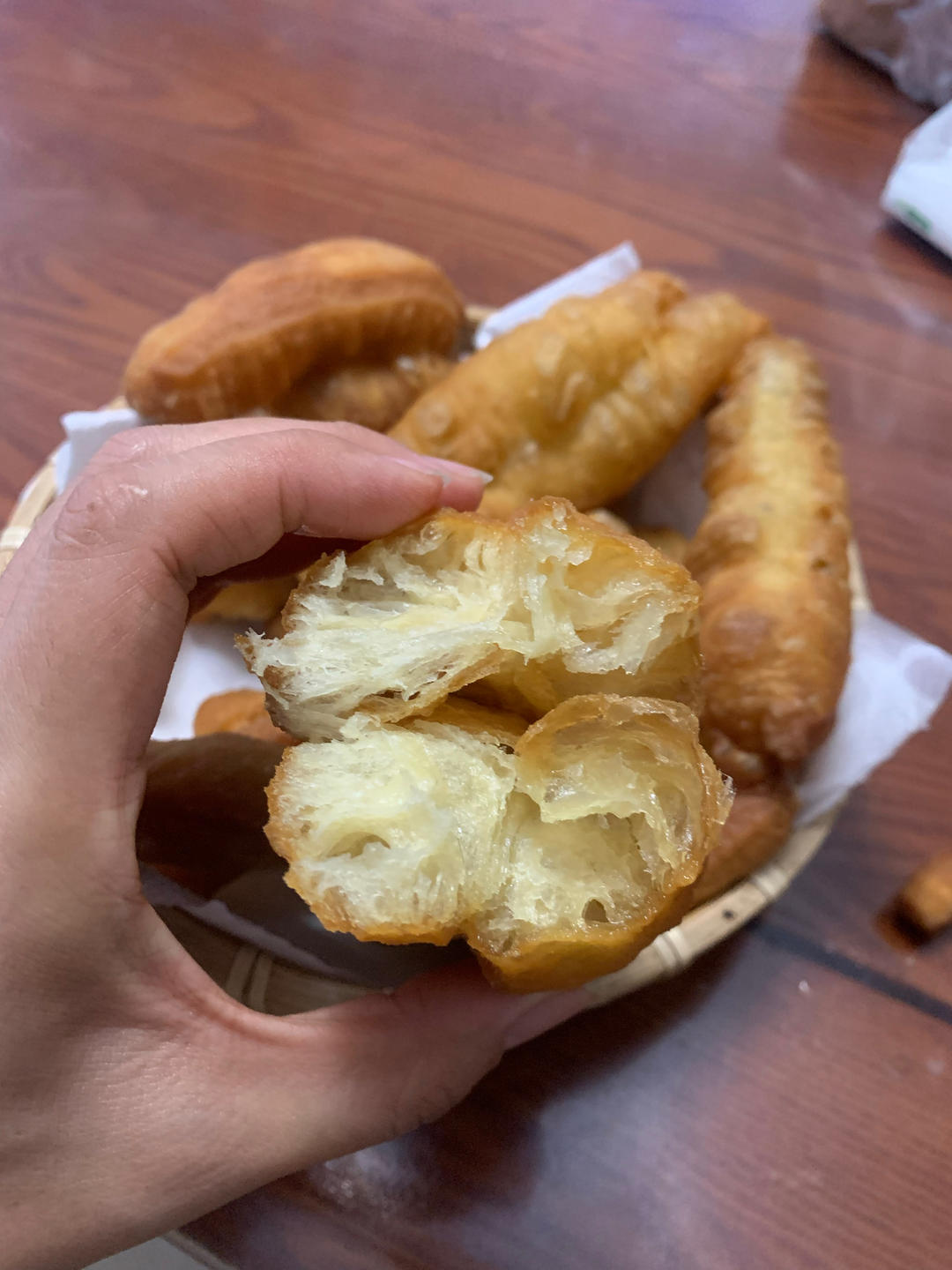 空心酥脆油条