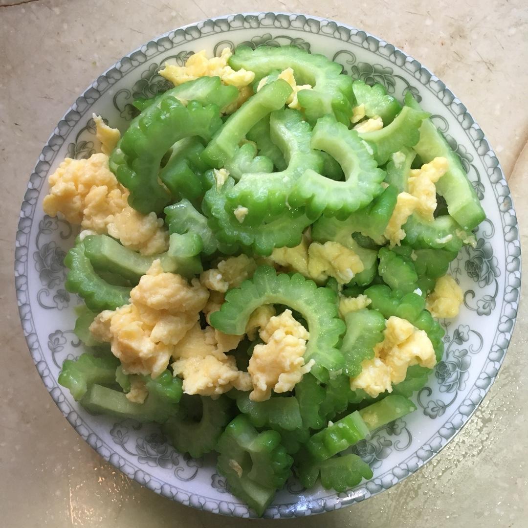 苦瓜炒蛋