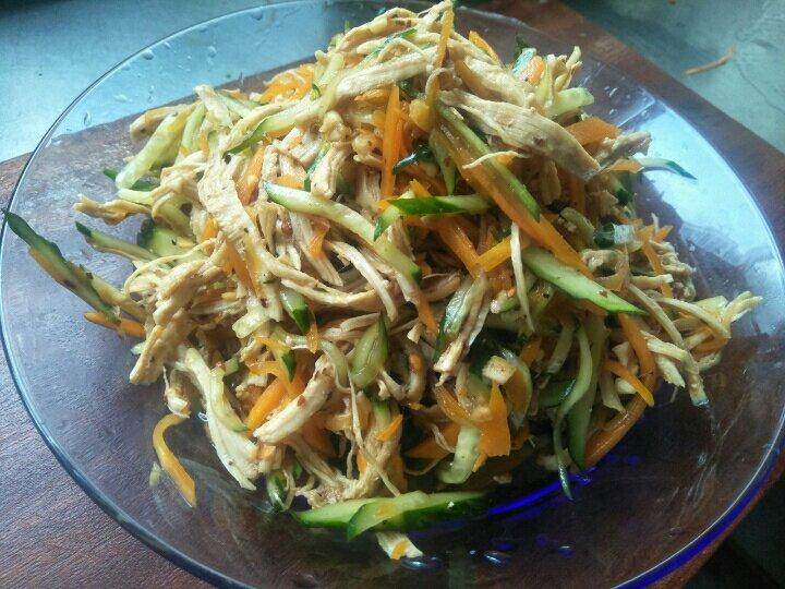 减脂健身｜凉拌手撕鸡丝（香辣&麻油版）