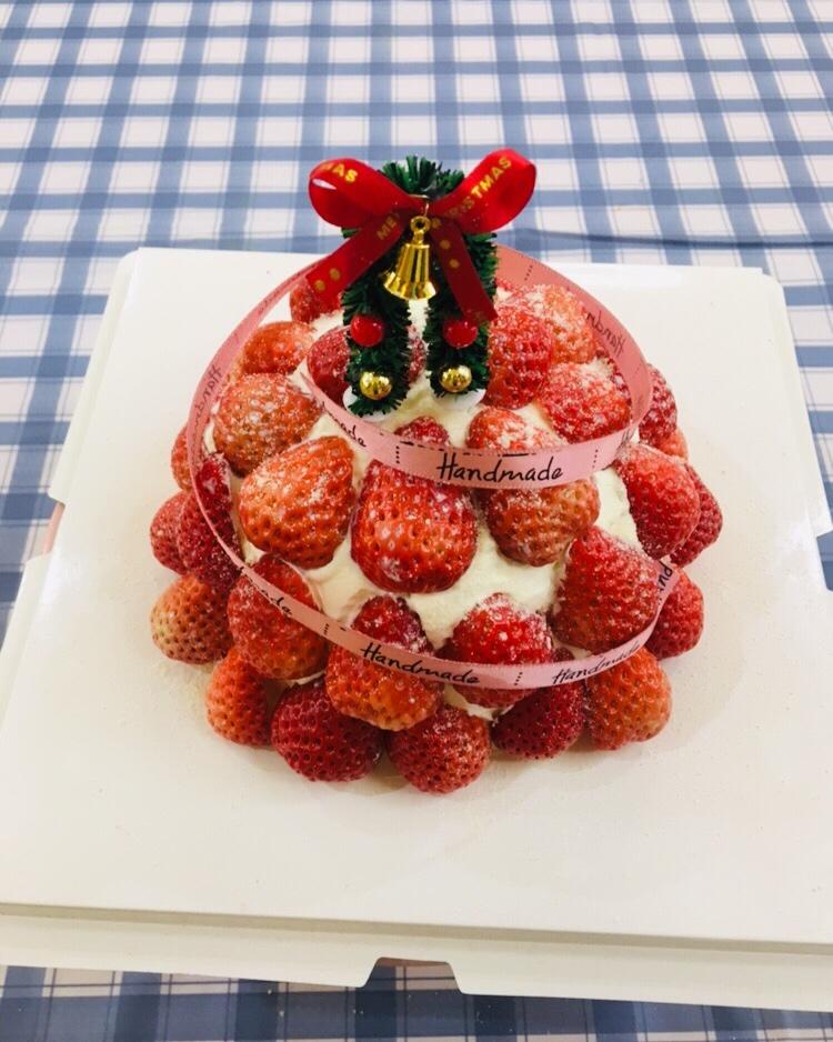 火热圣诞草莓塔