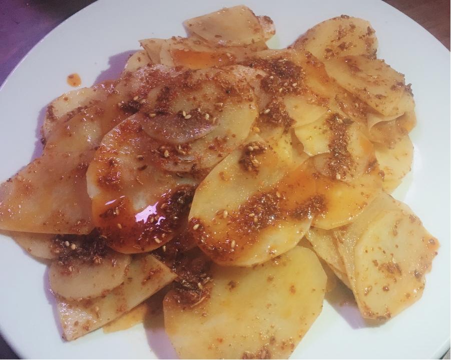 兰州风味麻辣土豆片（又名：通渭路土豆片、马三洋芋片）