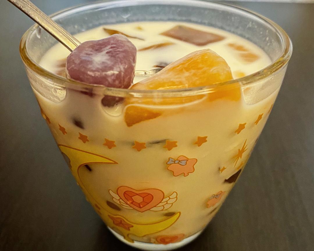 芋圆茶冻撞奶