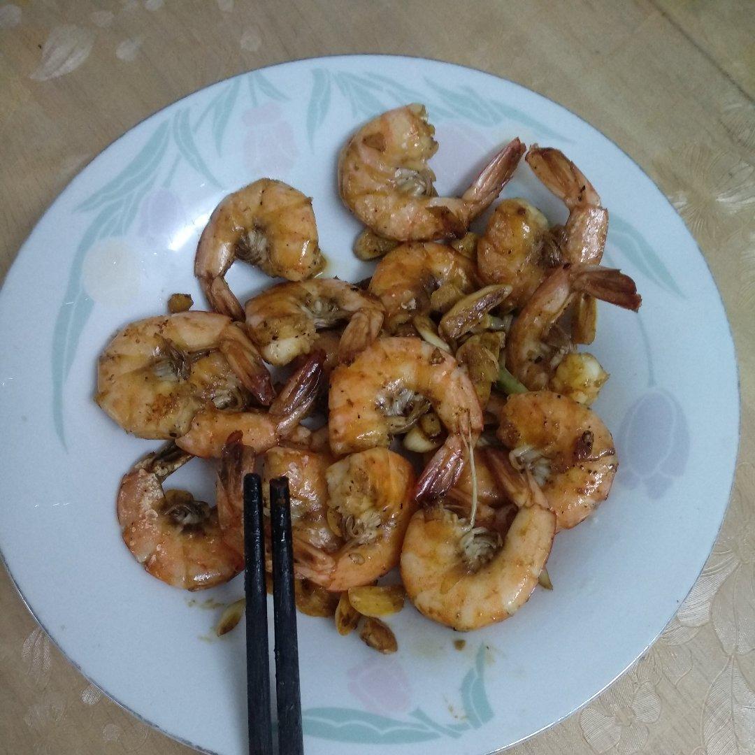 干烧大虾（黑虎虾）