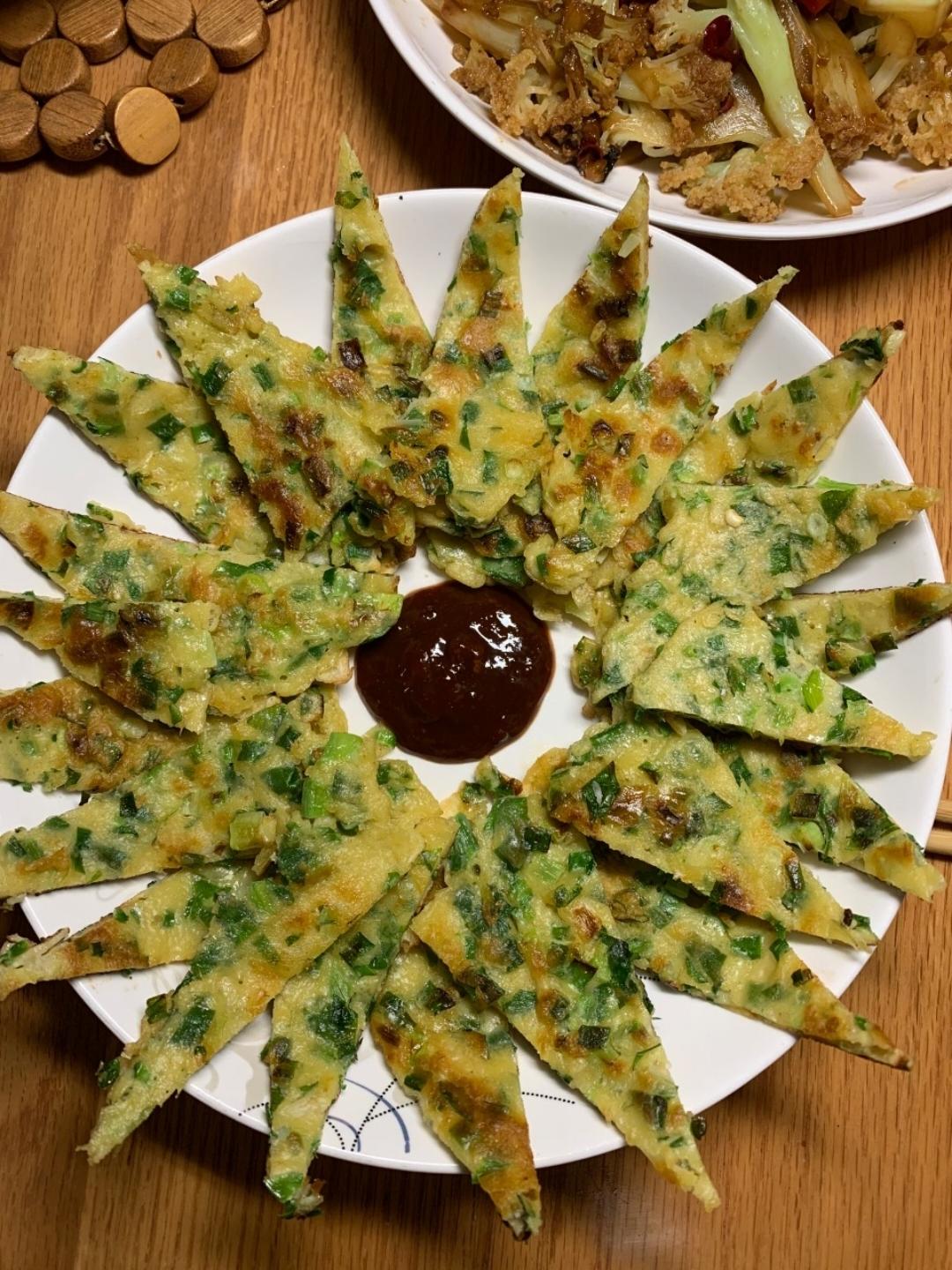 韭菜鸡蛋饼