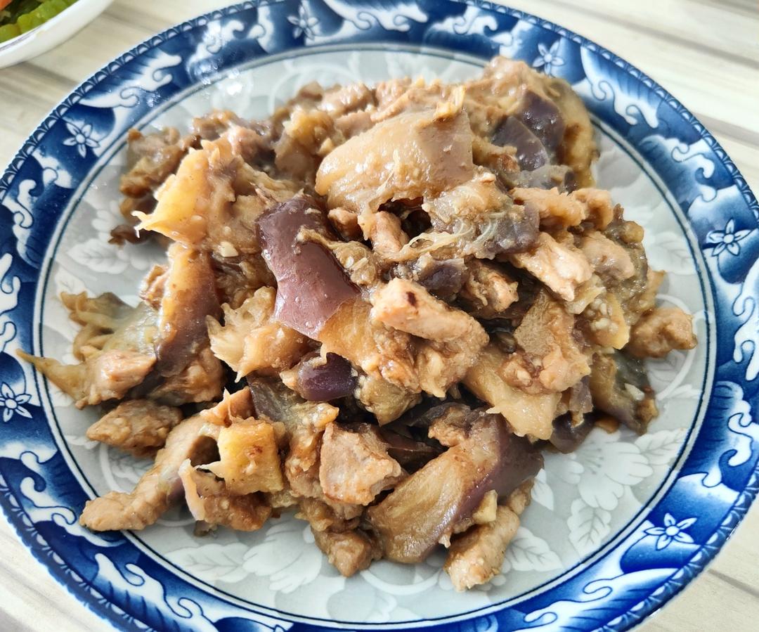 少油版茄子炒肉