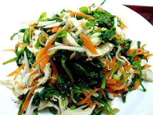 麻辣鸡丝的做法