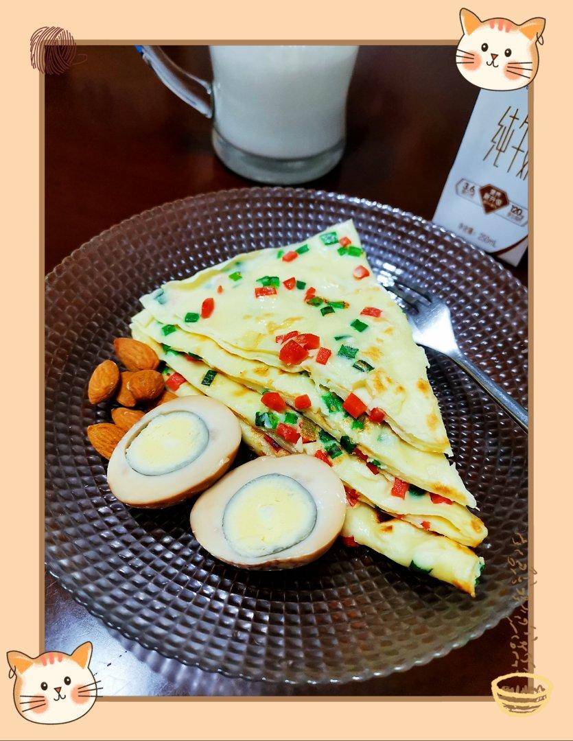 葱花鸡蛋饼
