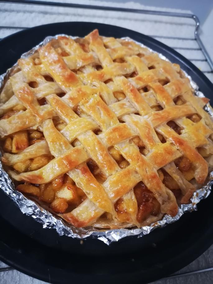 美味苹果派 手抓饼版本