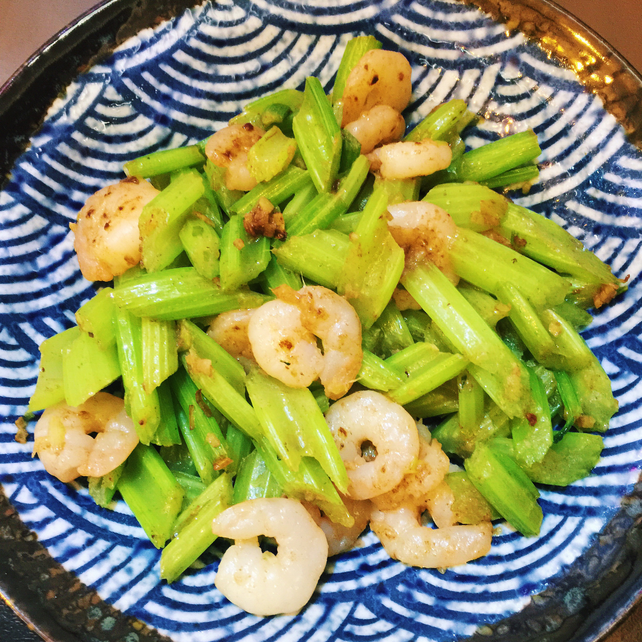 西芹炒虾仁