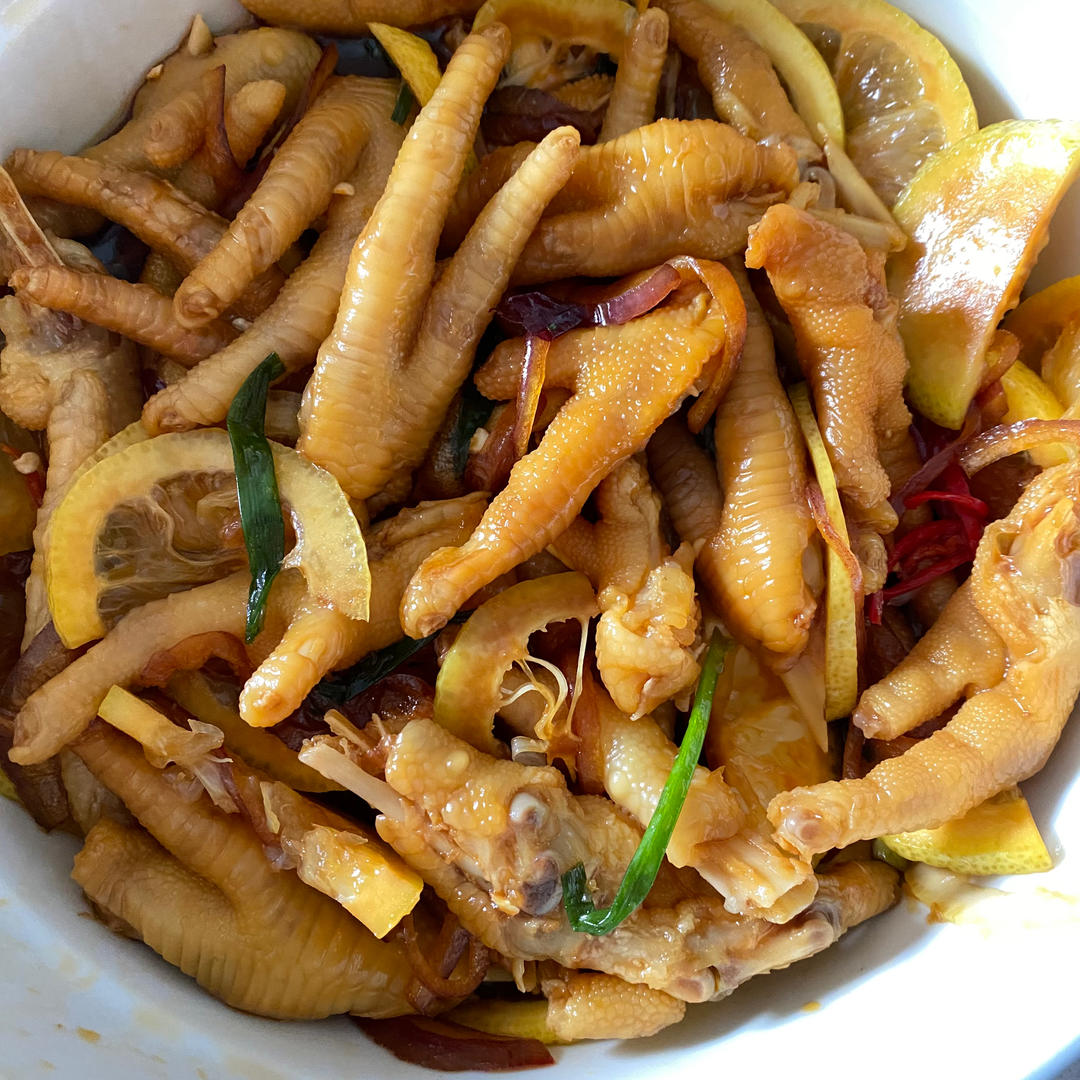 【柠檬酸辣鸡爪】自制超级无敌美味的网红鸡爪