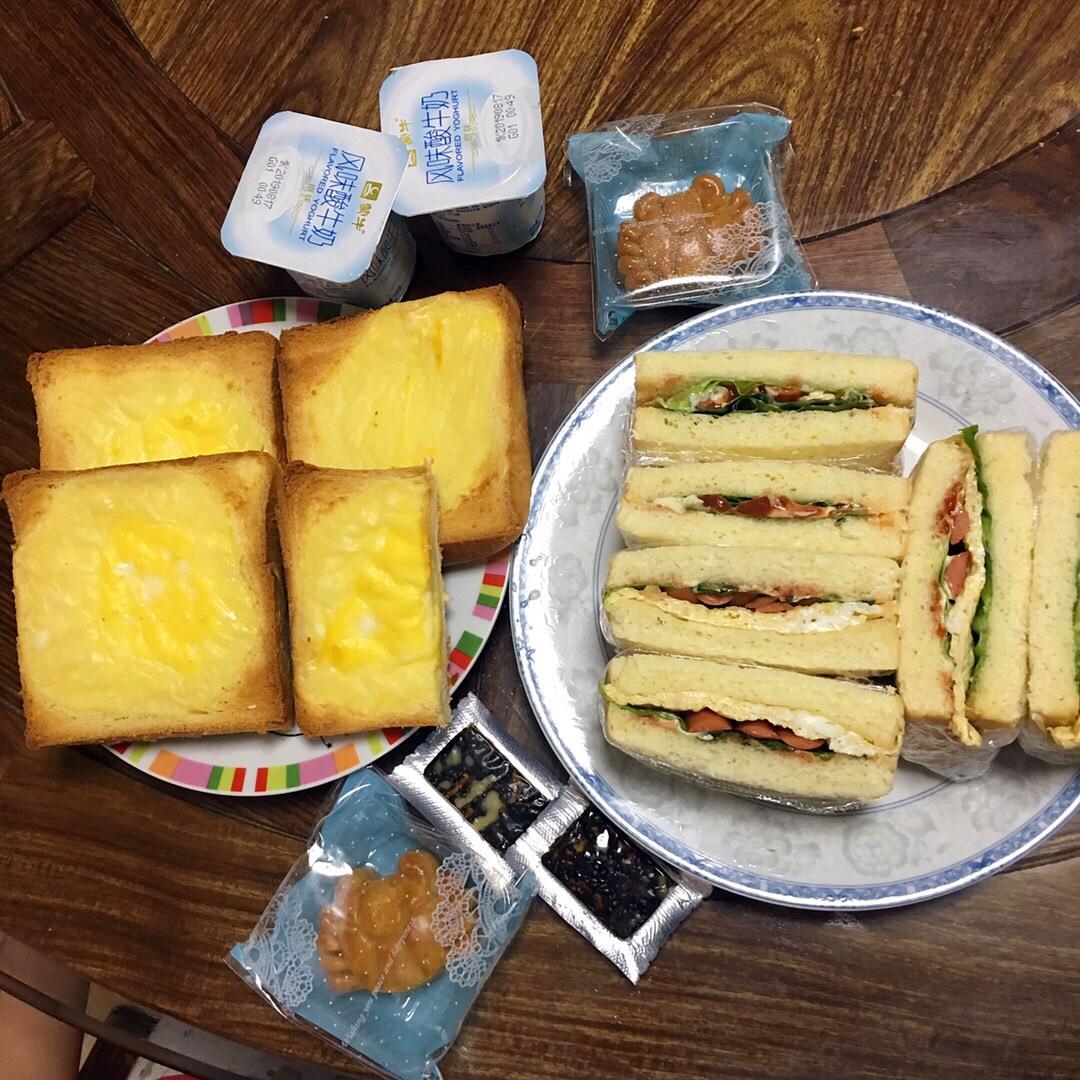 🔥㊙️吐司终极吃法‼️外酥里嫩的酸奶布丁吐司