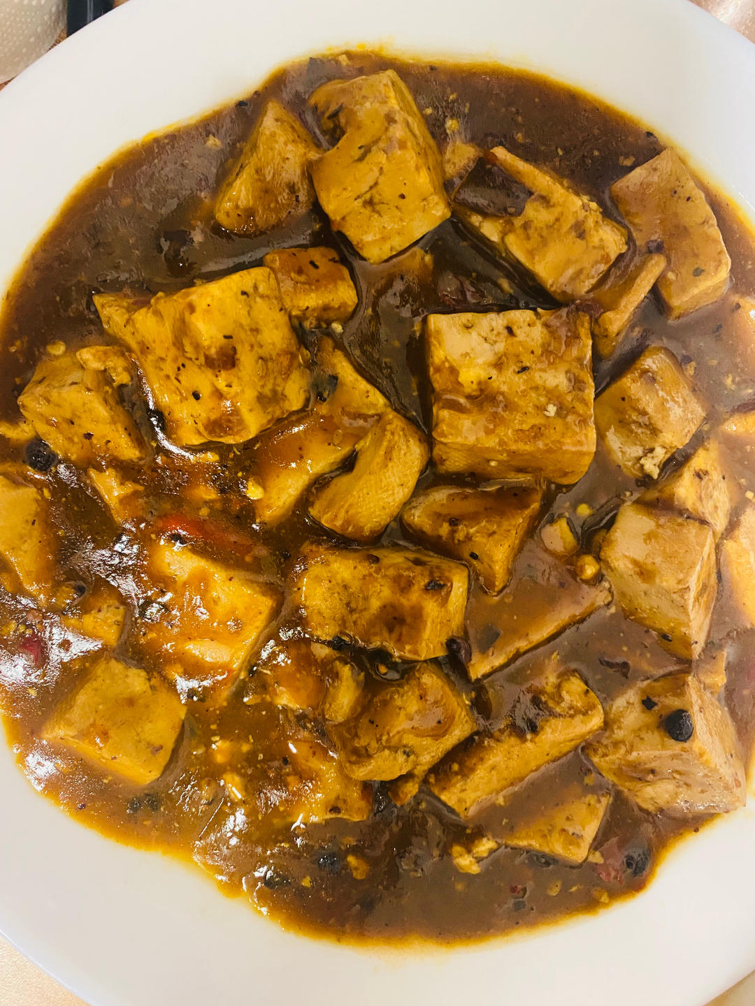 简单易学的下饭菜麻婆豆腐（素版）