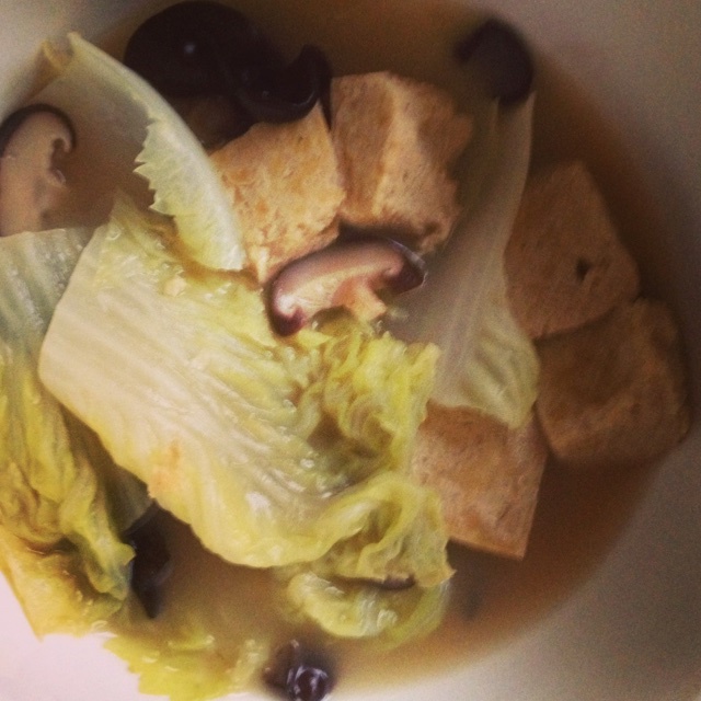 白菜豆腐汤