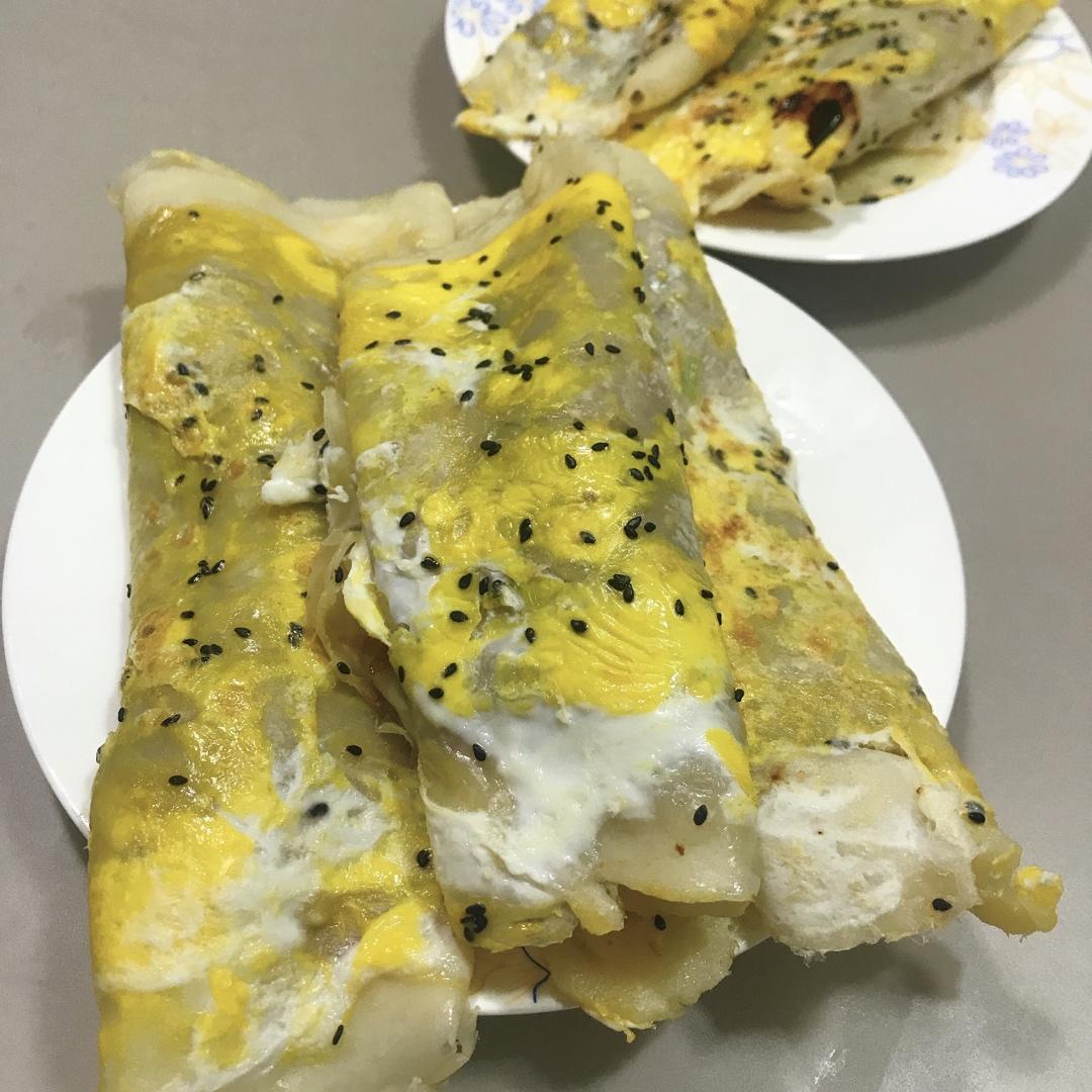 鸡蛋卷饼（路边摊复制版）