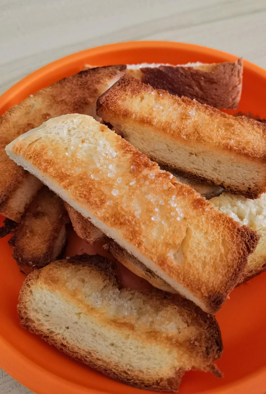 黄金烤吐司🍞条｜太香了
