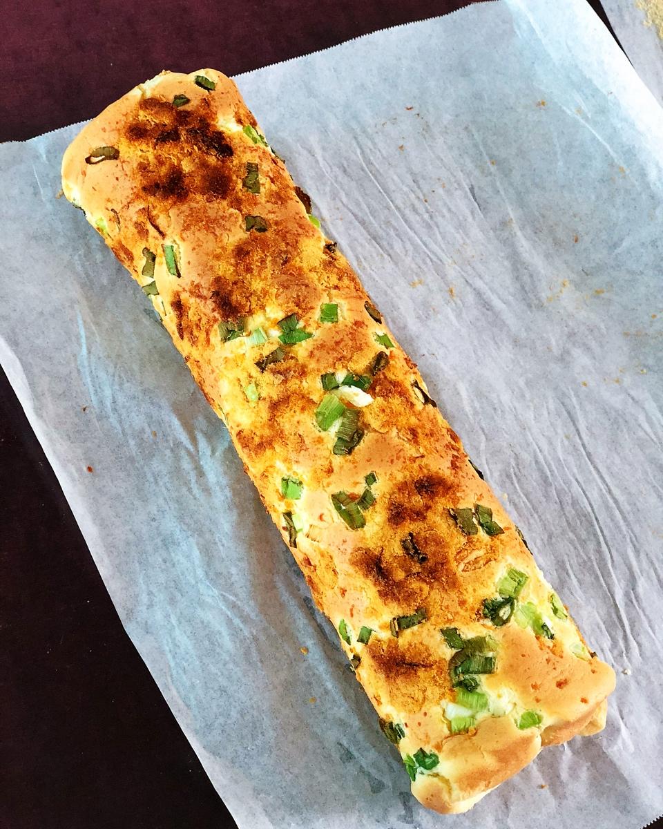 香葱肉松蛋糕卷