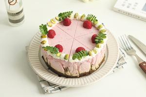树莓开心果巴斯克🍰/芝士蛋糕的做法 步骤30