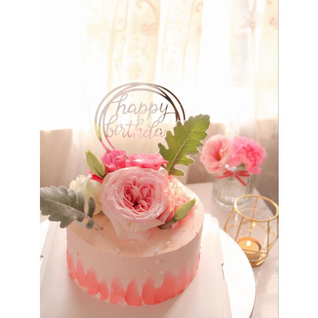 ainyee做的鲜花蛋糕