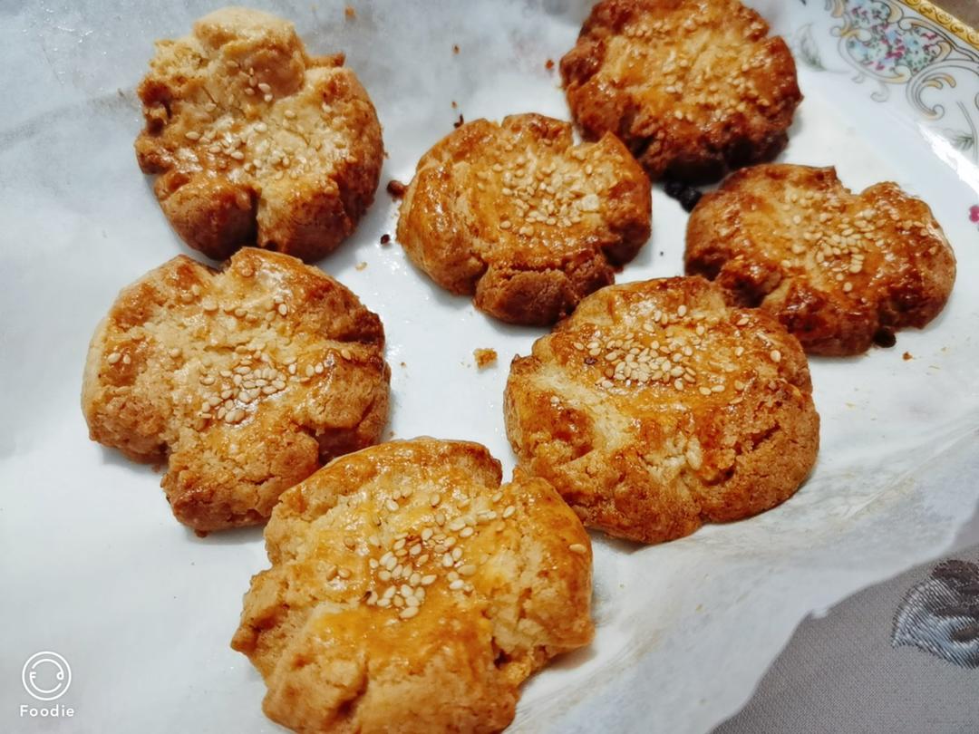 轻轻一按就碎掉的原味桃酥（不输猪油版）