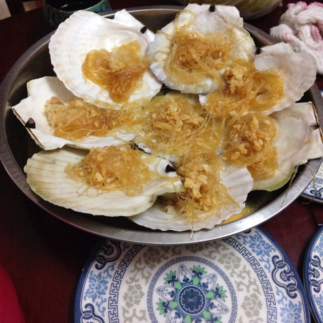 蒜蓉粉丝蒸扇贝
