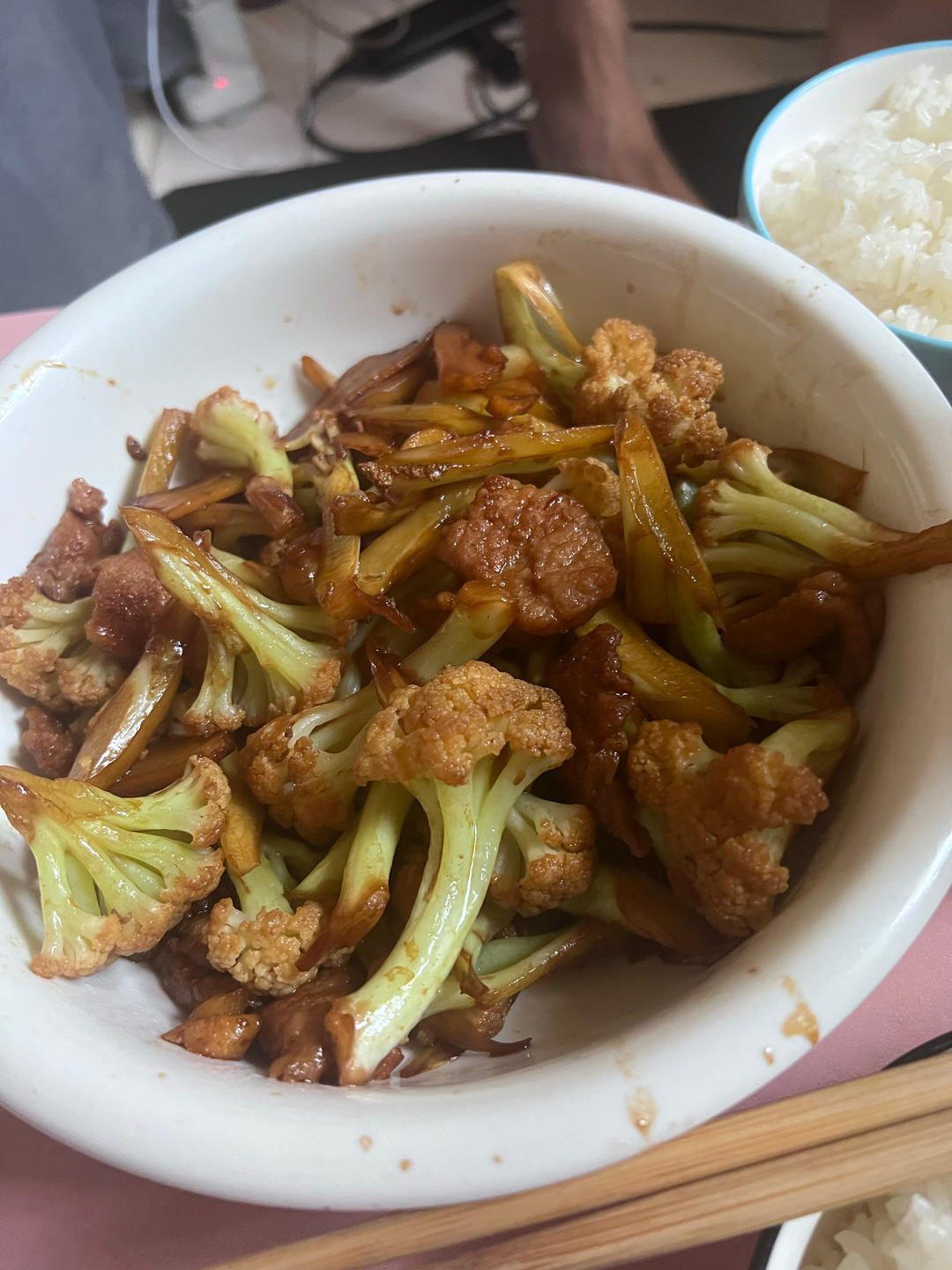 [新手绝不失败]菜花炒肉