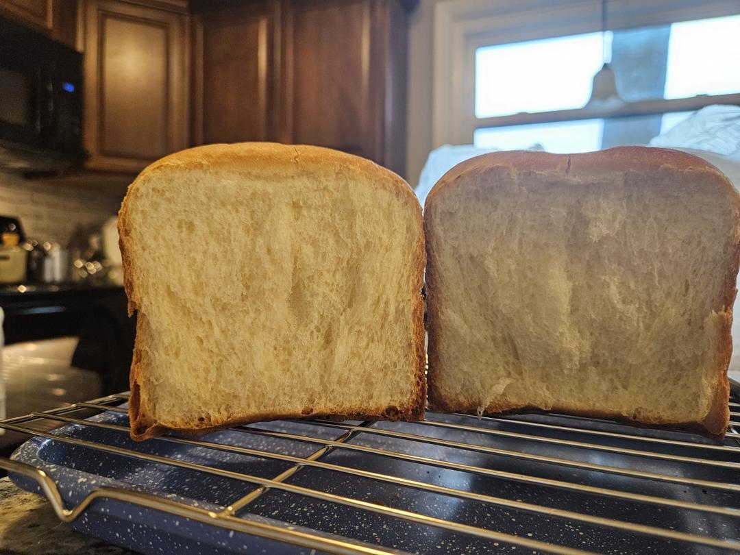 水合法一次发酵吐司（适合没有面包机，厨师机们）