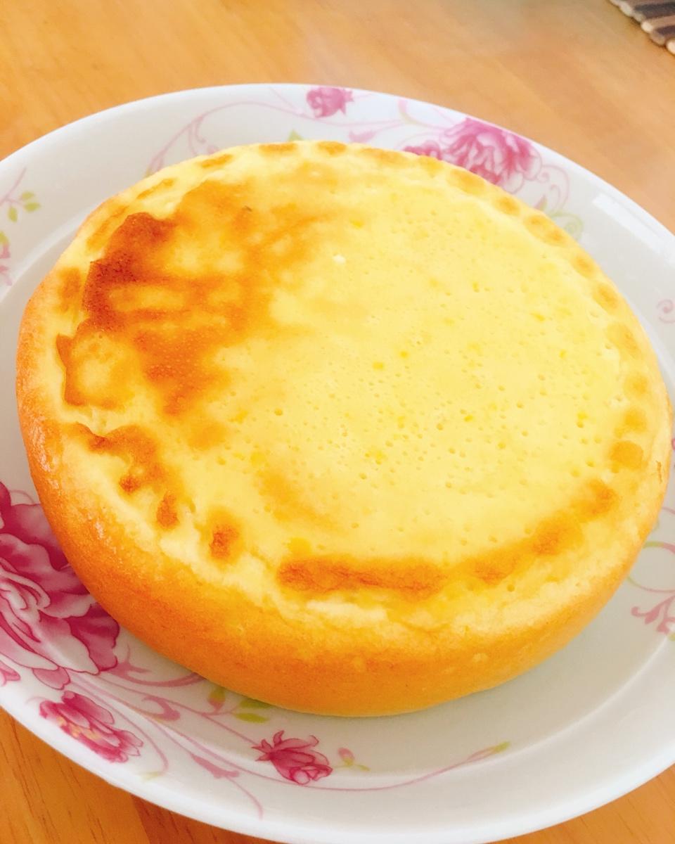 椰语缘做的电饭锅做蛋糕