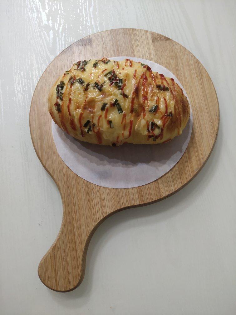 香葱火腿肉松面包