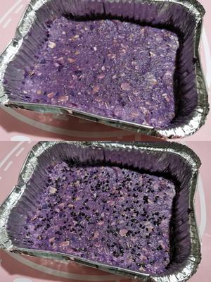 减脂餐之藜麦紫薯燕麦糕的做法 步骤3