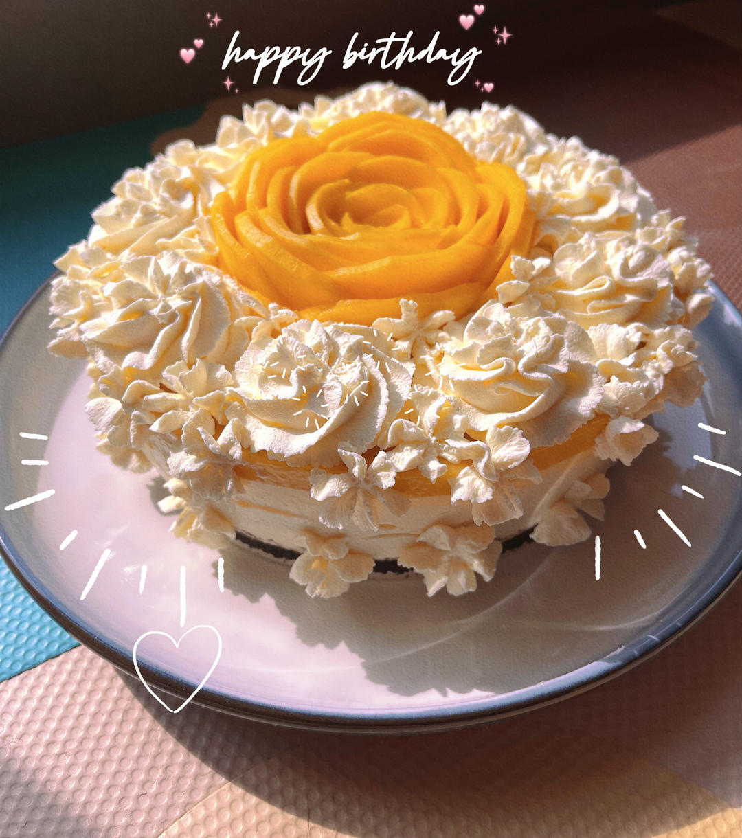 榴莲芒果慕斯蛋糕🍰奶油生日蛋糕🎂