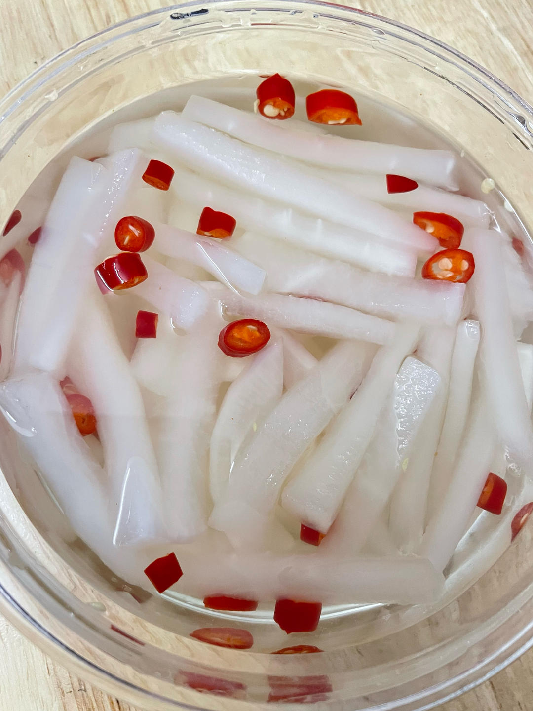 腌萝卜，酸甜爽口