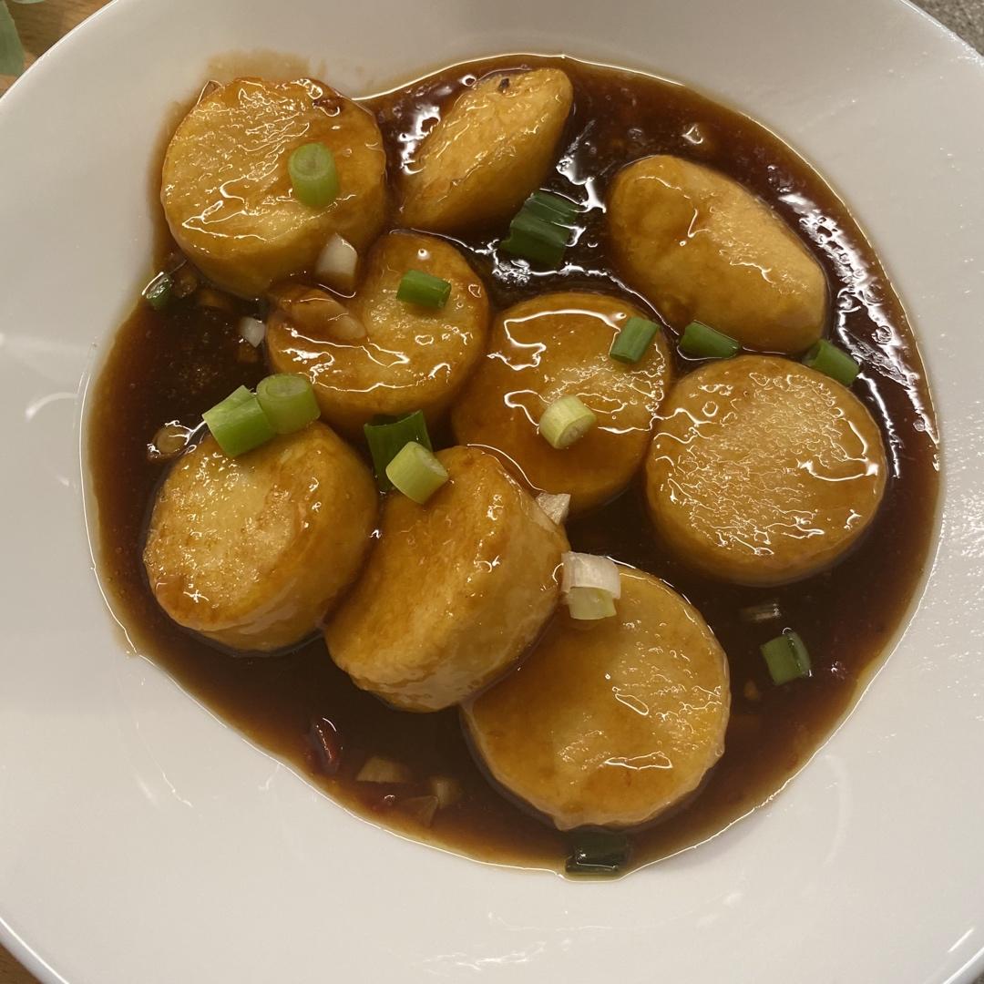 🔥超快手～酱汁日本豆腐，外酥里嫩