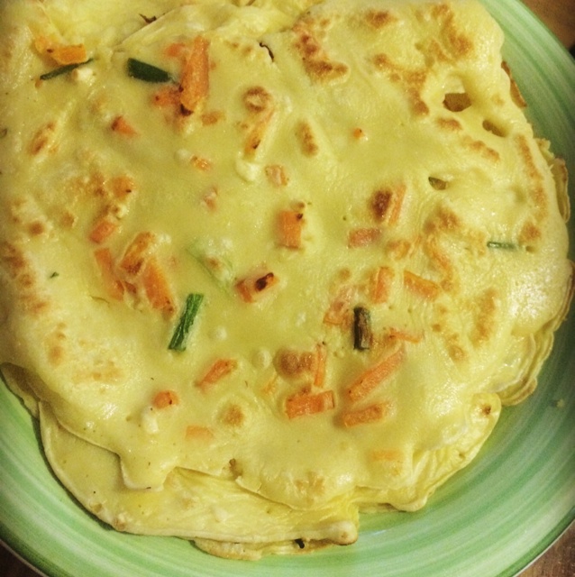 葱花鸡蛋饼