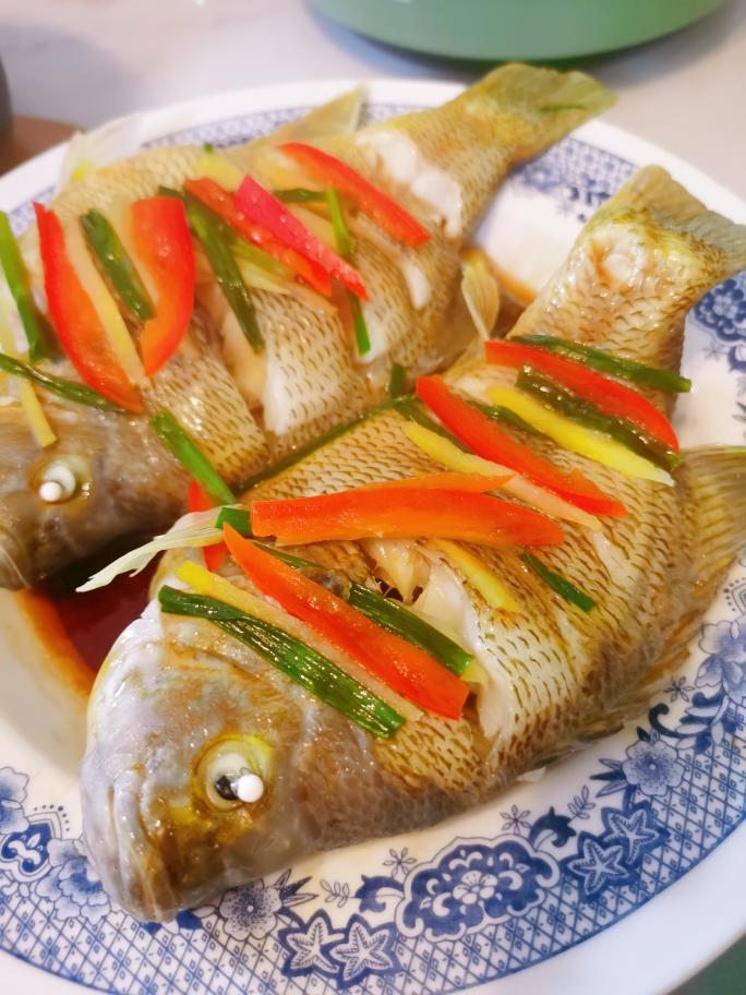 清蒸太阳鱼！鲜嫩好吃