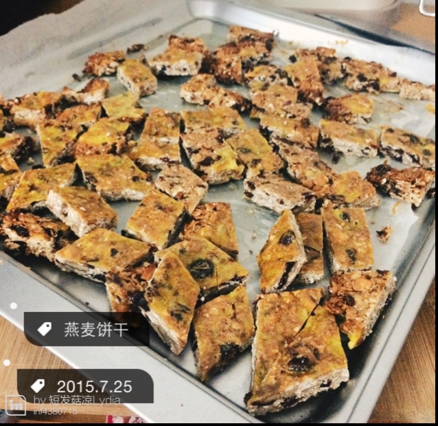 低脂燕麦饼
