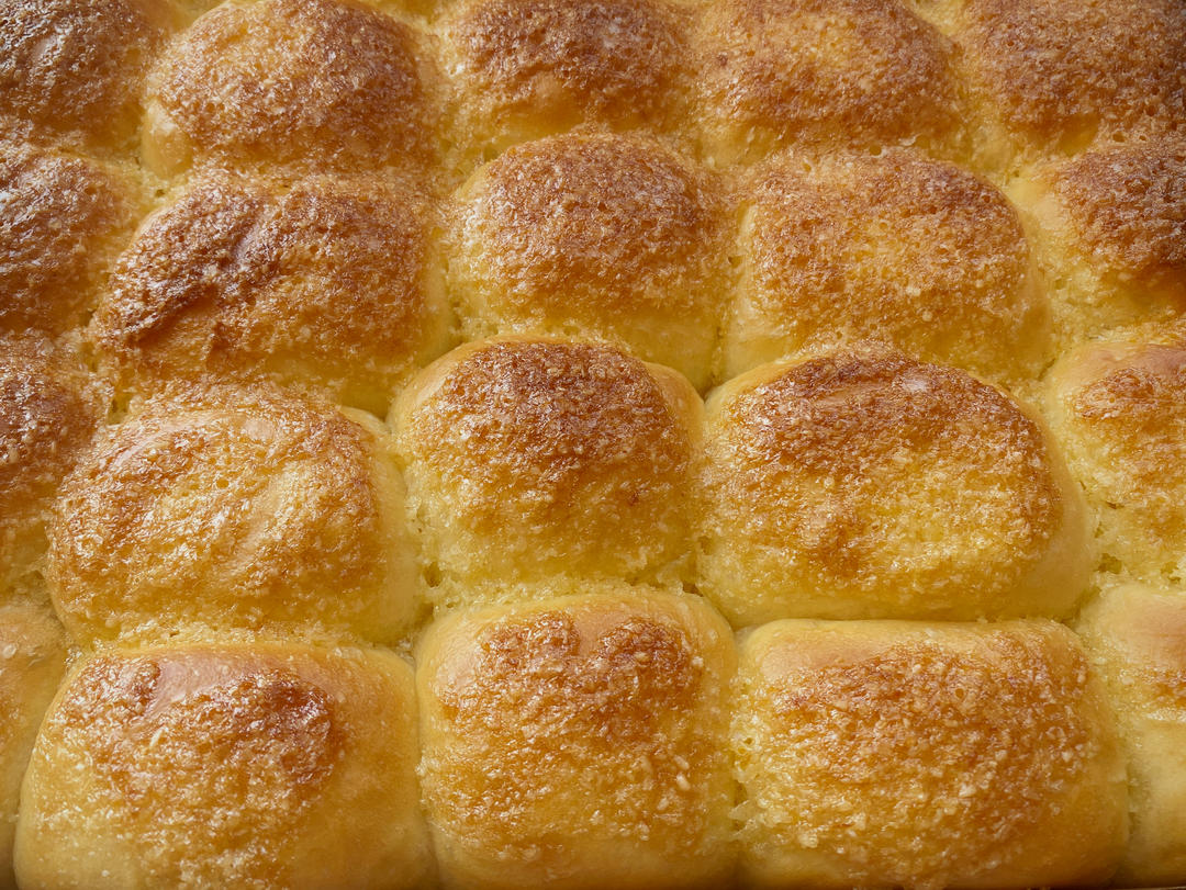 椰蓉餐包（一次发酵，玉米油版，或黄油）