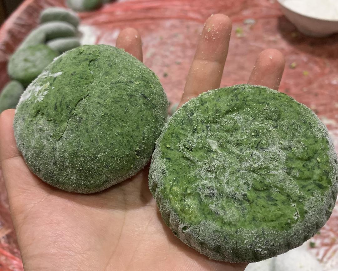 传统艾叶清明粿的做法