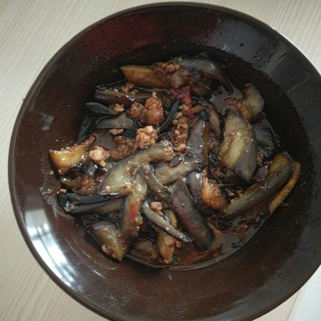 红烧肉沫茄子
