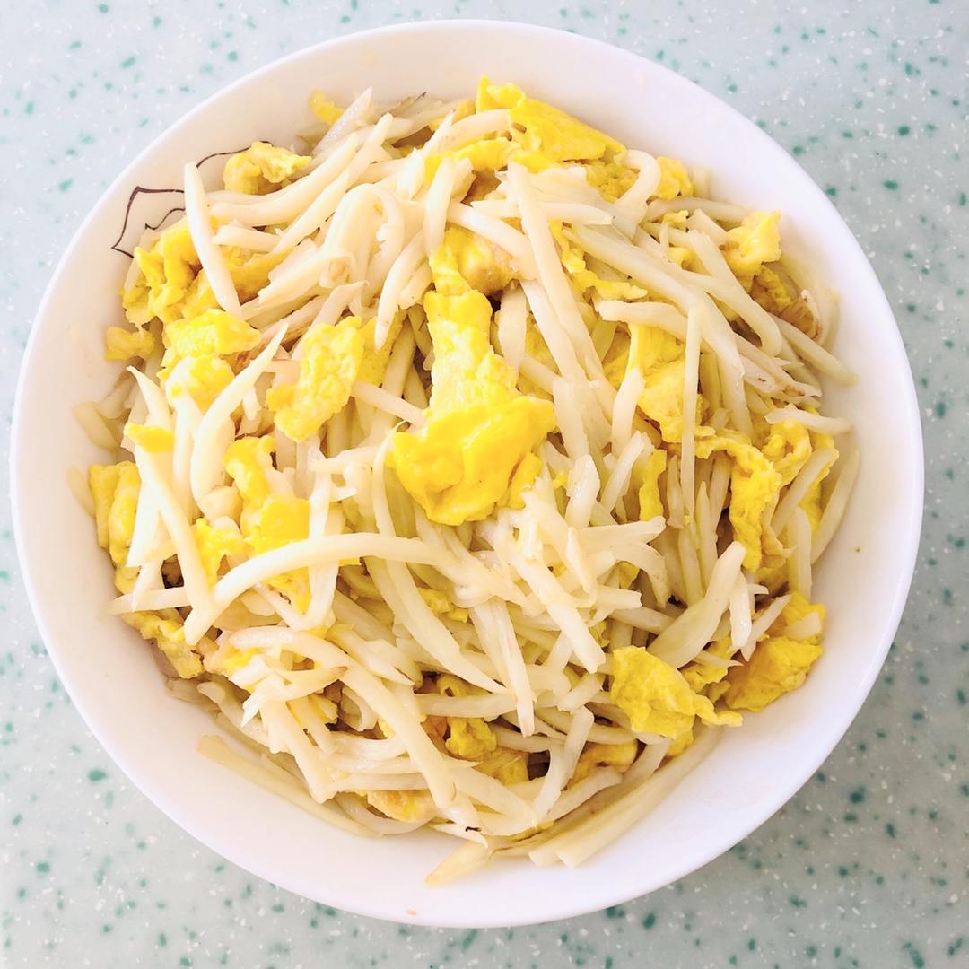 茭白丝炒蛋