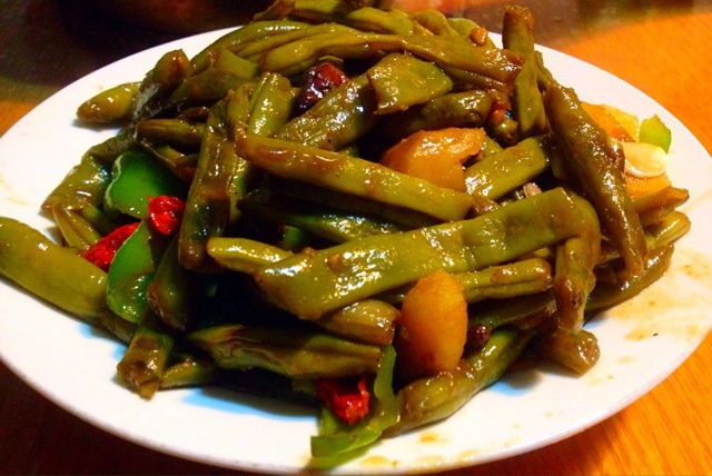 素炒豆角