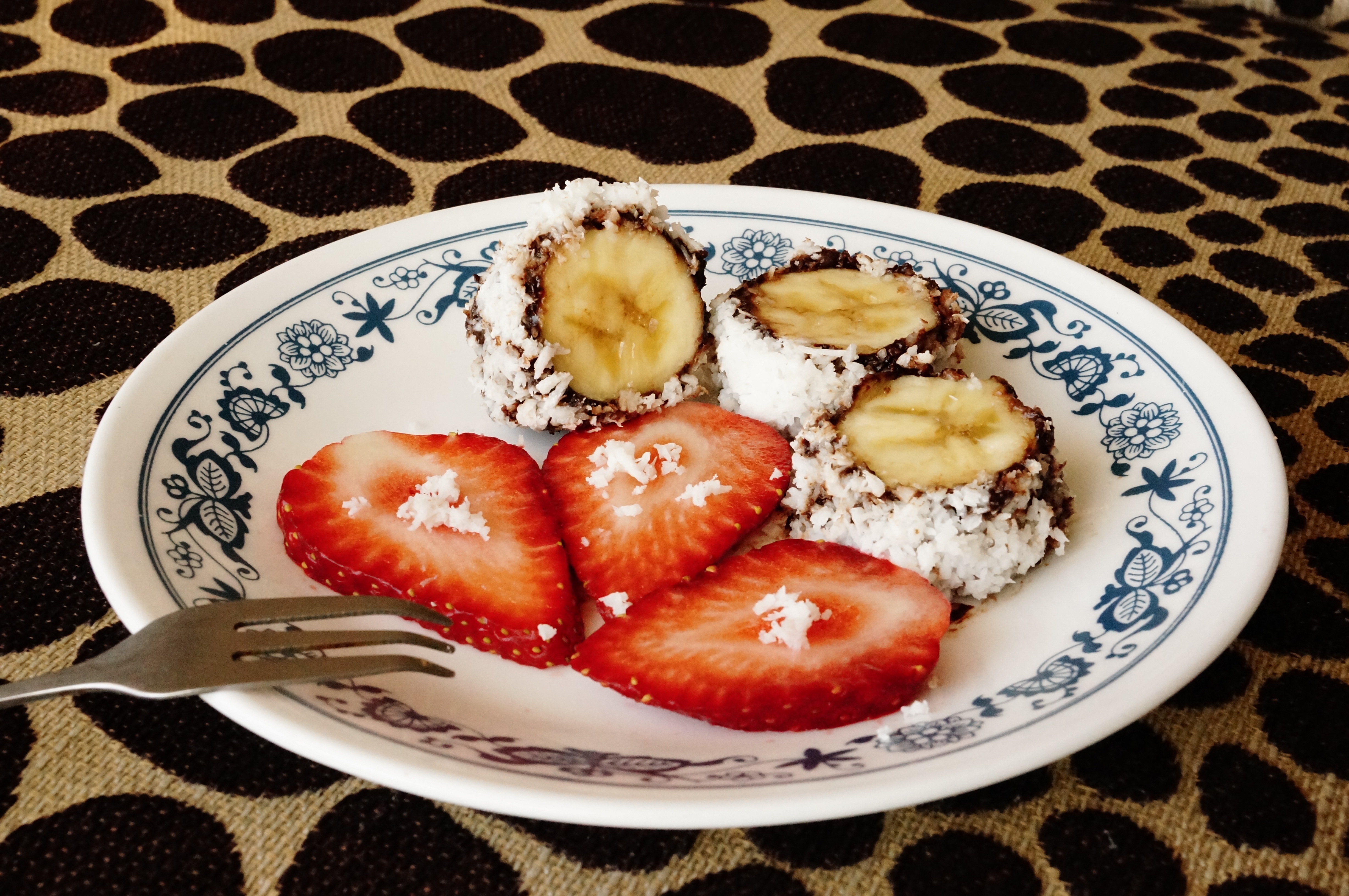 巧克力香蕉椰蓉球