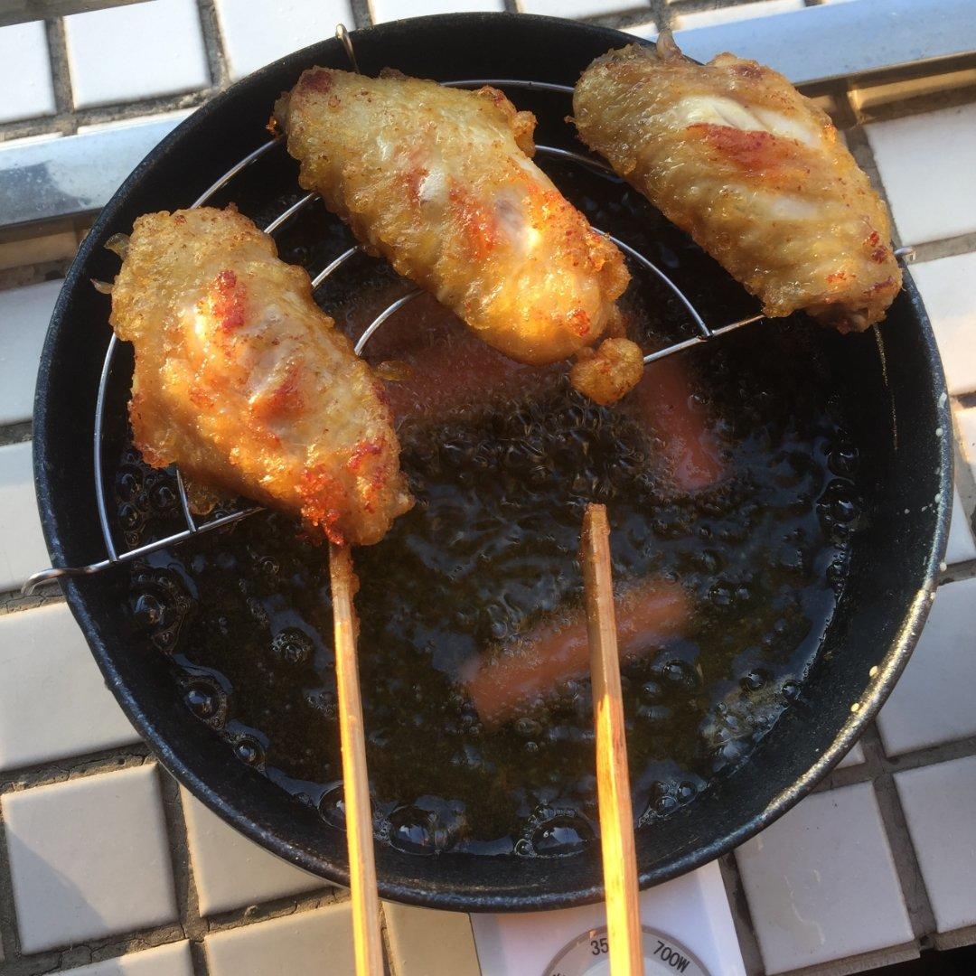 煎鸡翅中