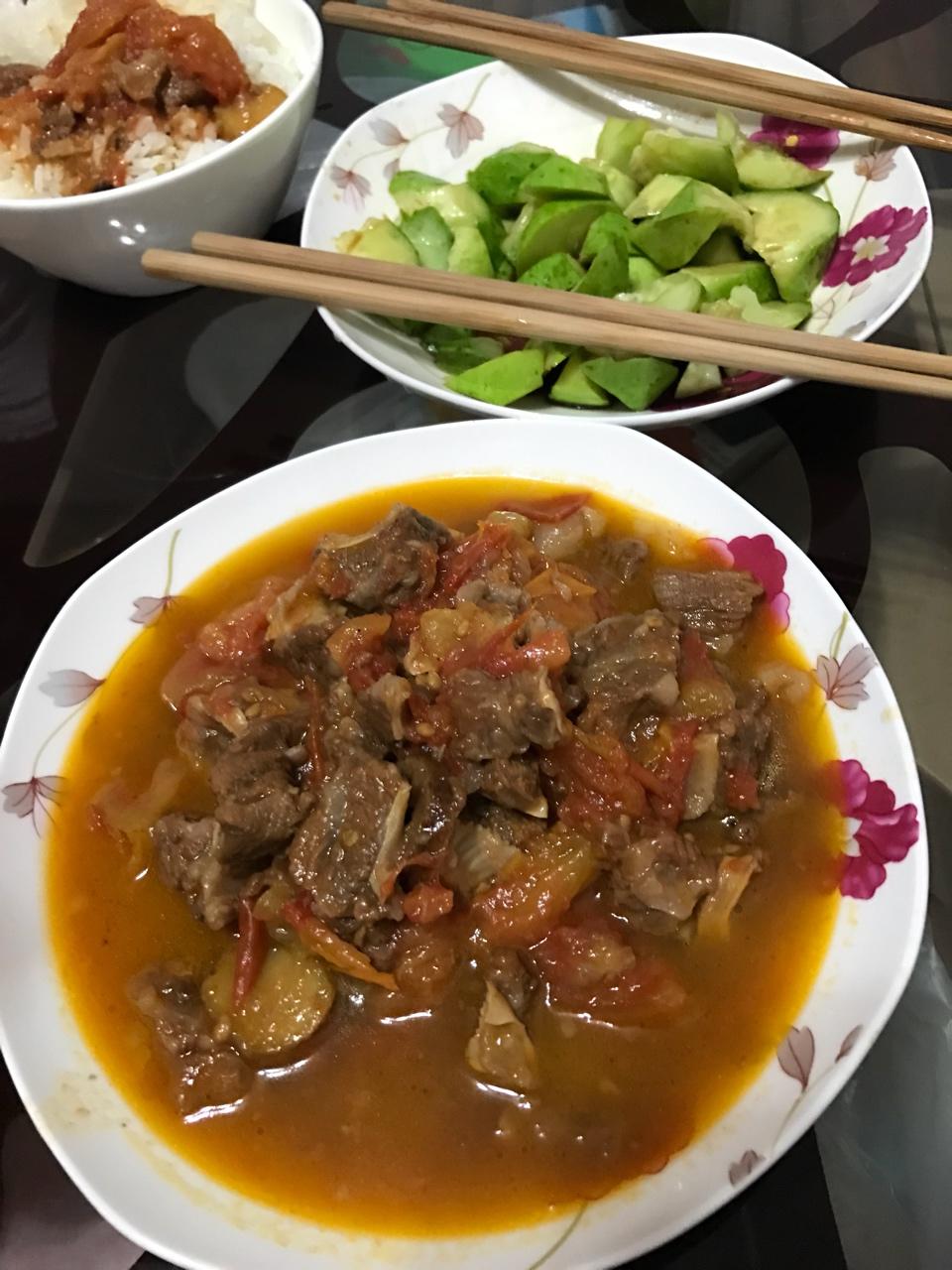 西红柿牛腩