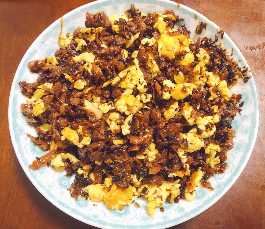 鸡蛋炒外婆菜(下饭菜)