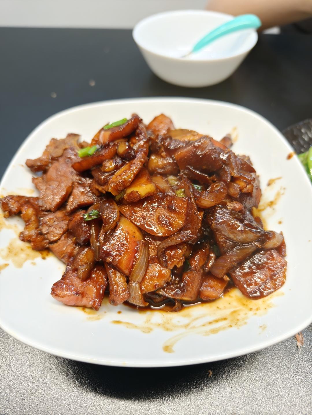 超好吃的苹果🍎焖猪扒！