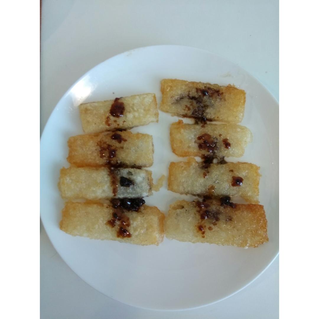 糯米糍粑---江南人叫它糍饭糕！