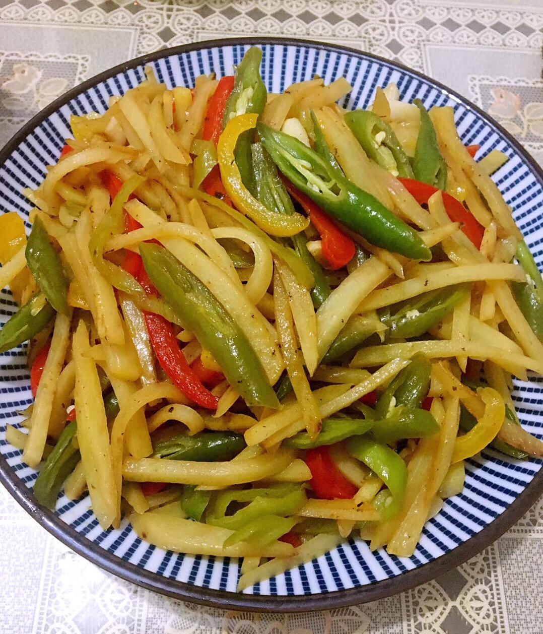 家常菜 酸辣土豆丝