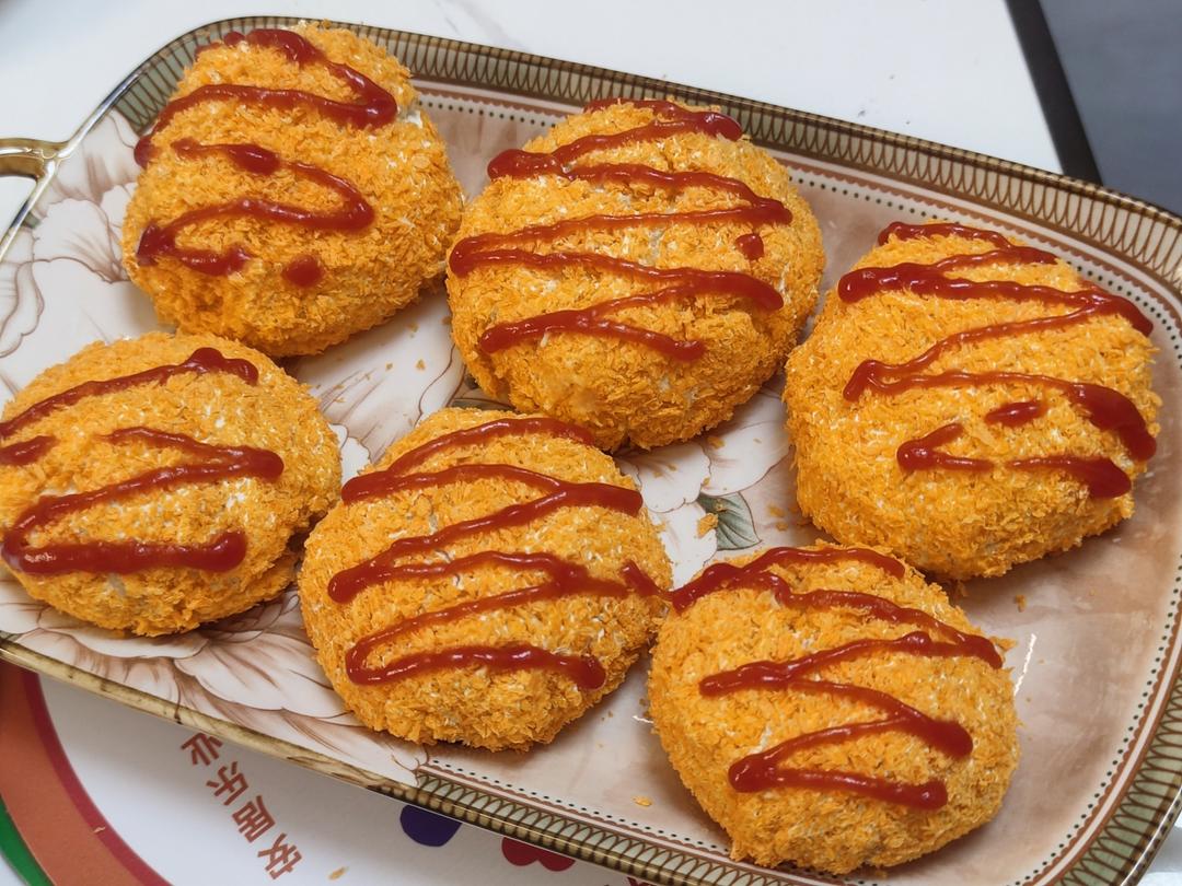 芝士爆浆土豆球